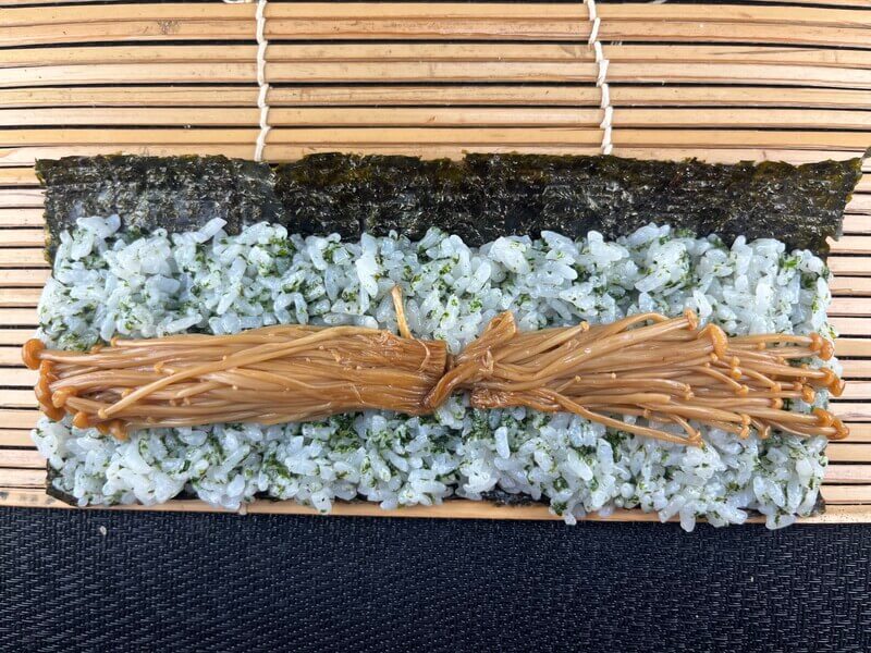 エノキタケの細巻き